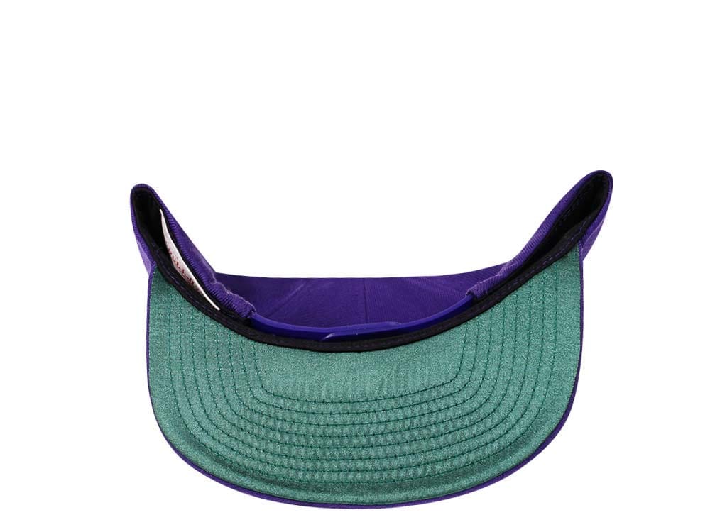 Mitchell & Ness Utah Jazz HWC Zig Zag Satin Undervisor Snapback Hat