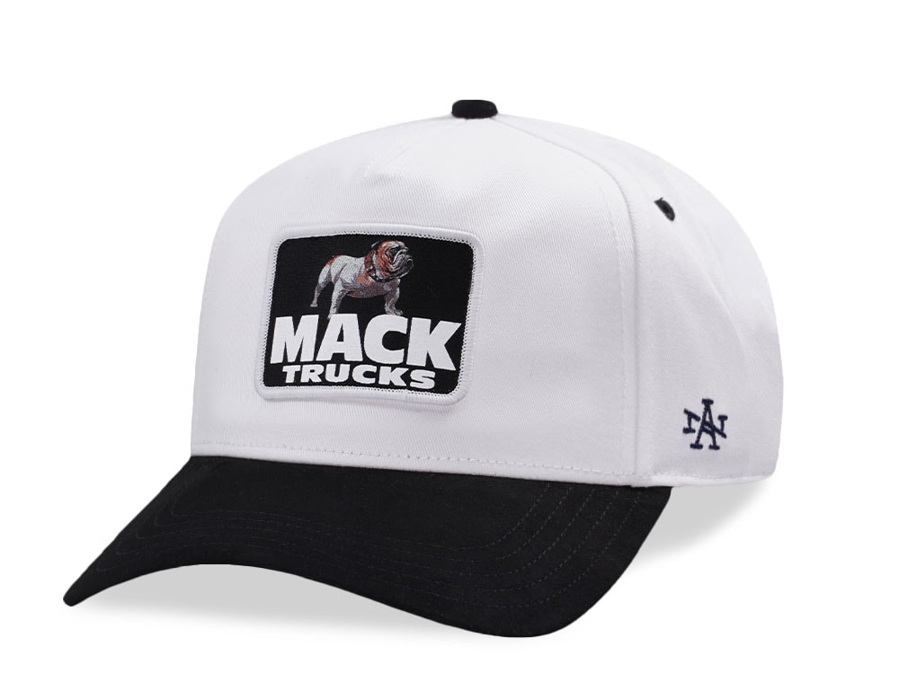 American Needle Mack Trucks White Roscoe Edition Snapback Hat