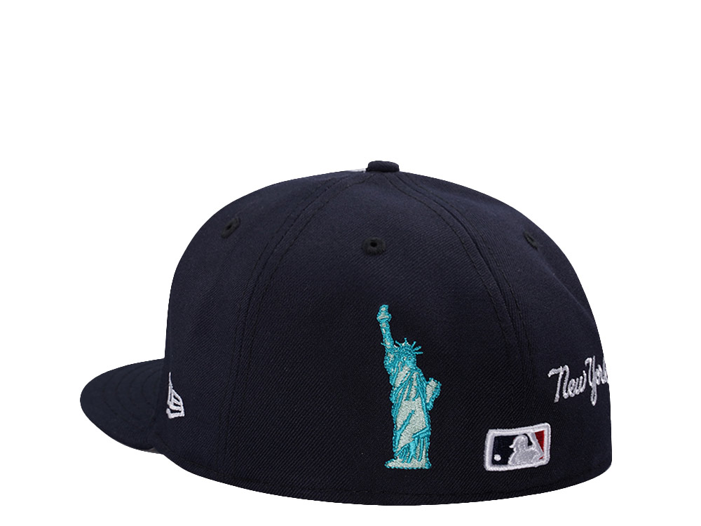 New Era New York Yankees 27x World Series Champions Navy Prime Edition 59Fifty Fitted Hat
