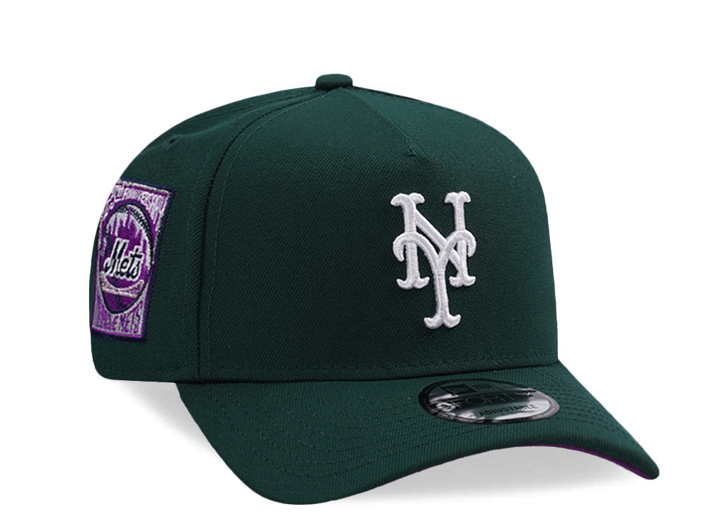 New Era New York Mets 25th Anniversary Dark Green Prime Edition 9Forty A Frame Snapback Hat