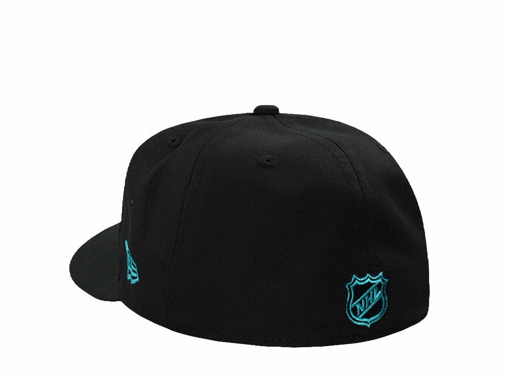 New Era Anaheim Ducks Black Classic Edition Pre Curved 59Fifty Fitted Hat