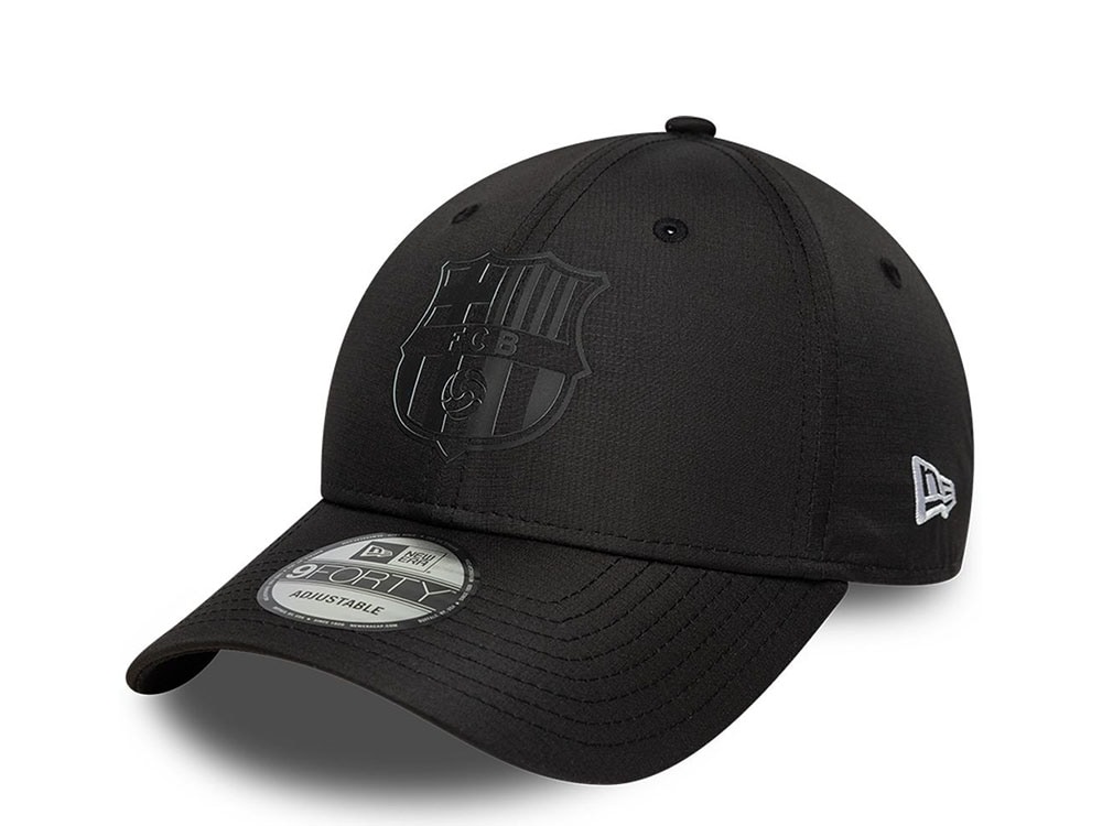 New Era Barcelona Black Ripstop Fc 9Forty Strapback Hat