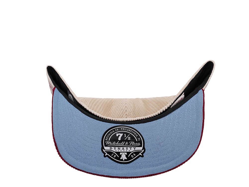 Mitchell & Ness Colorado Avalanche 10 Seasons Two Tone Cord Edition Dynasty Fitted Hat