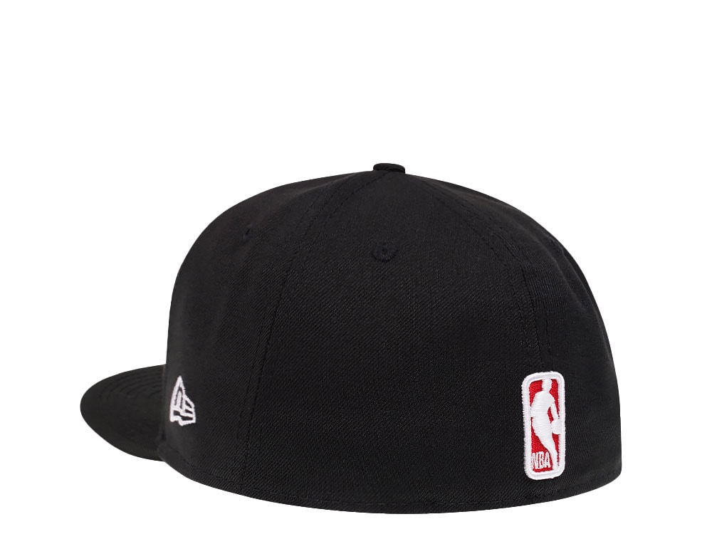 New Era Chicago Bulls Black Duallogo Edition 59Fifty Fitted Hat