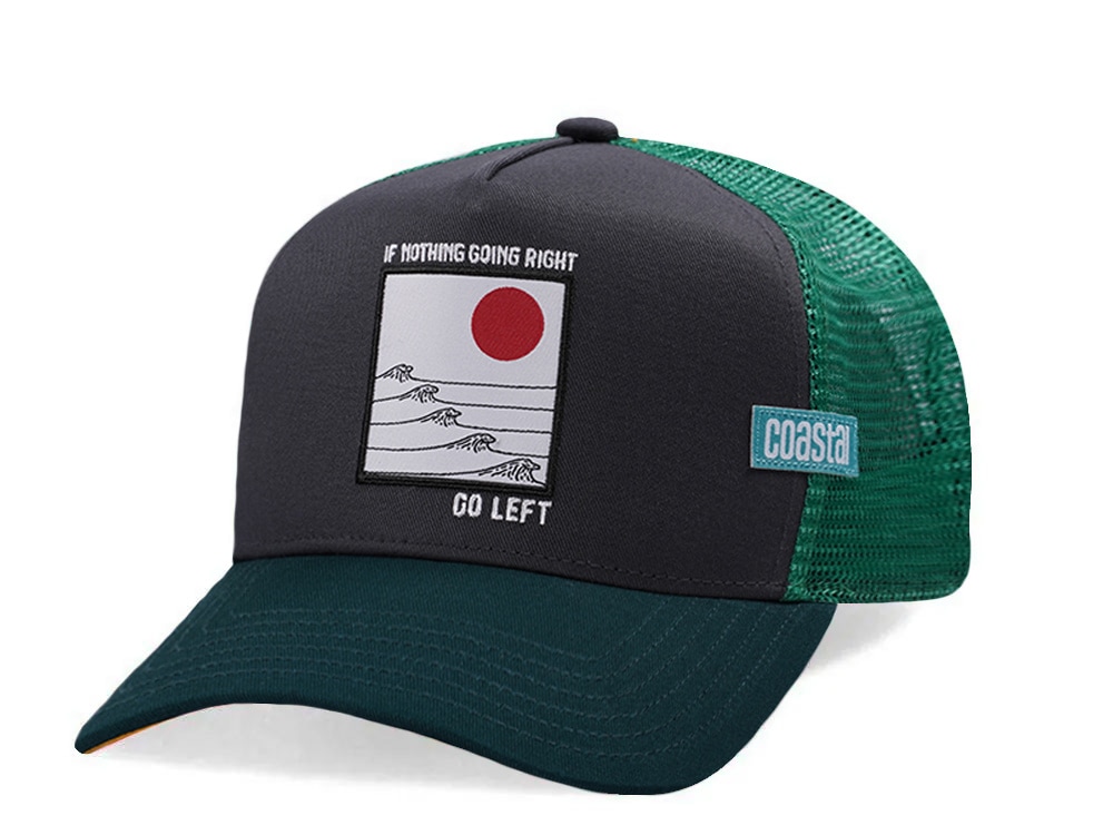 Djinns HFT Go Left Charcoal Coastal Edition Trucker Snapback Hat
