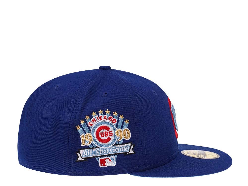 New Era Chicago Cubs All Star Game 1990 Glacier Blue Edition 59Fifty Fitted Hat