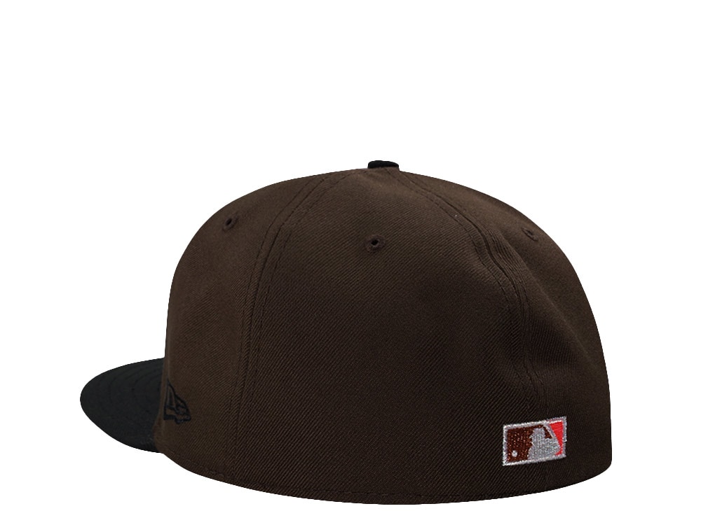 New Era Chicago Cubs Be Alert Walnut Two Tone Edition 59Fifty Fitted Hat