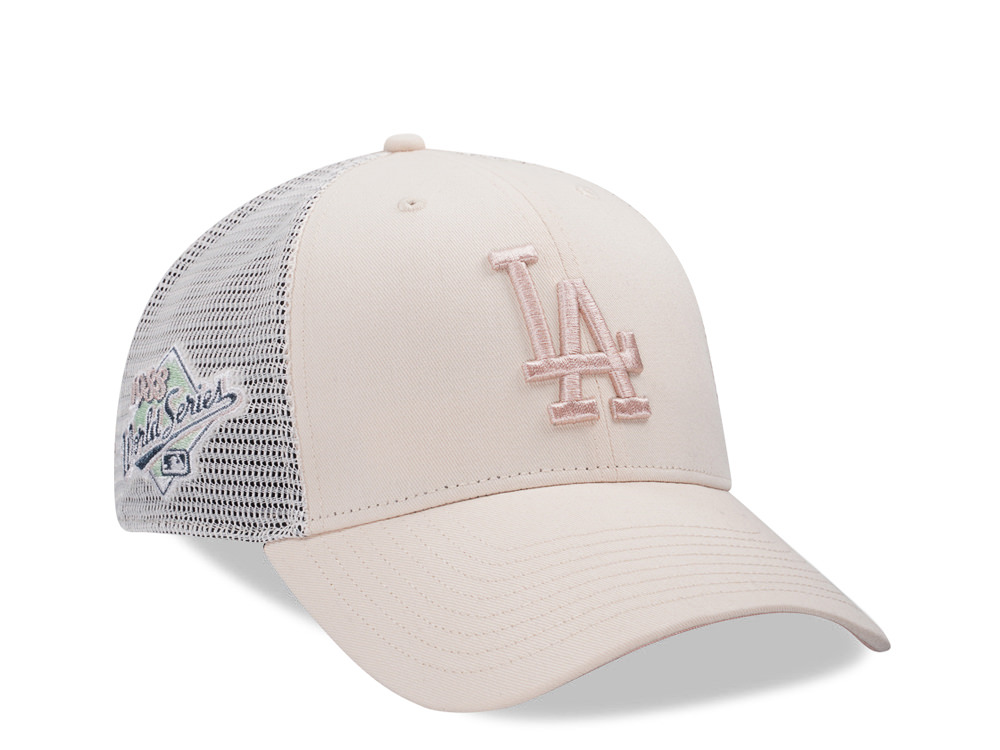 47Brand Los Angeles Dodgers 1988 World Series Cream MVP Trucker Snapback Hat