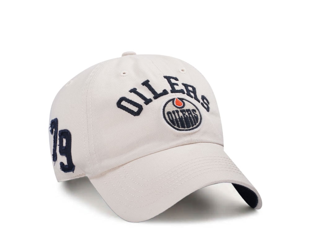 47Brand Edmonton Oilers Sandstorm Clubhouse Clean up Snapback Hat