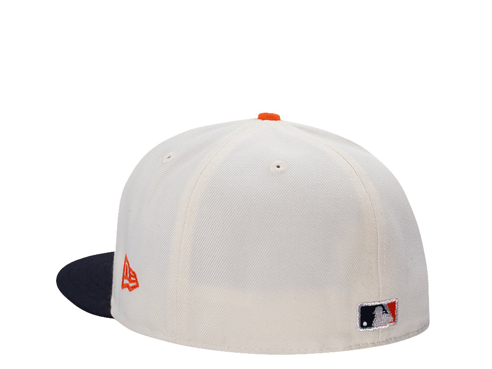 New Era Detroit Tigers 125th Anniversary Tiger Chrome Two Tone Edition 59Fifty Fitted Hat