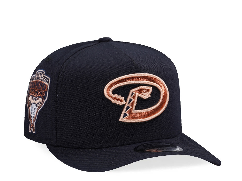 New Era Arizona Diamondbacks Inaugural Season 1998 Navy Prime Edition 9Fifty A Frame Snapback Hat