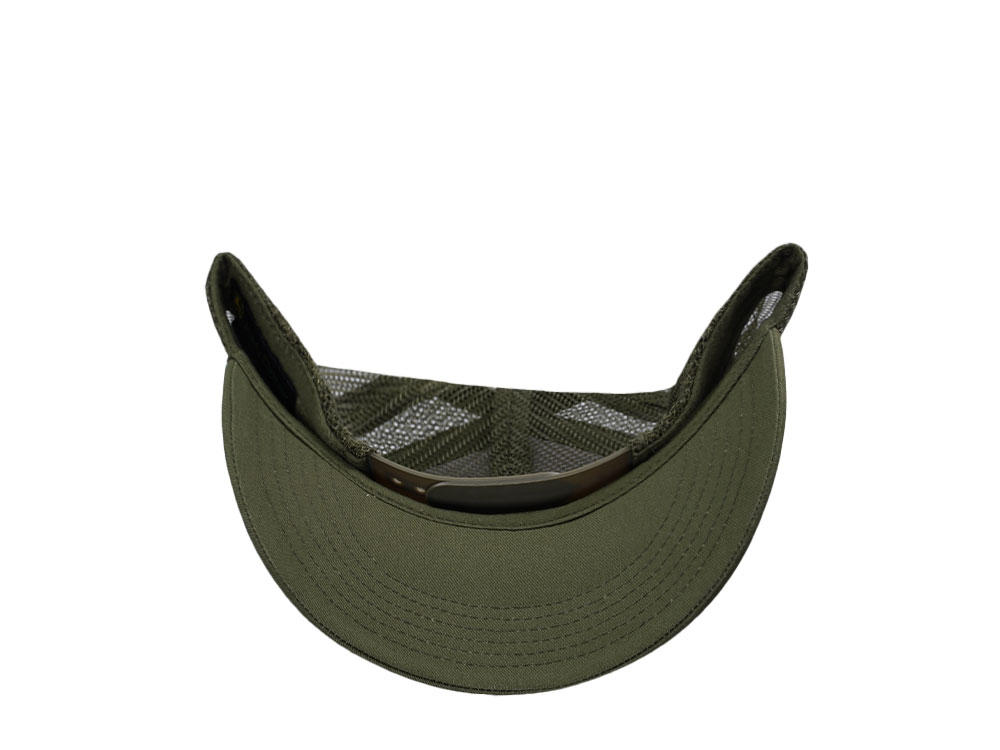 John Deere Vintage Logo Dark Green Trucker Snapback Hat