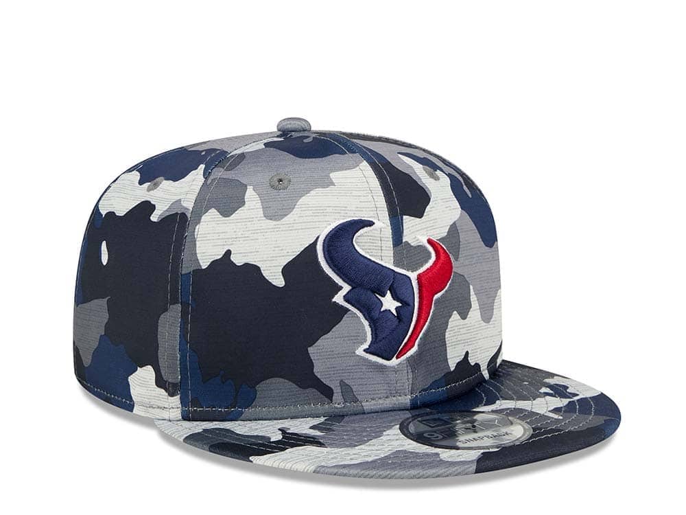 New Era Houston Texans NFL Training Camp 22 Camo 9Fifty Snapback Hat