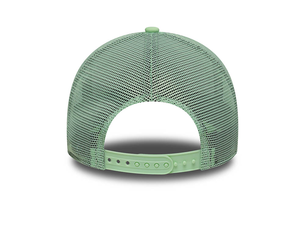 Casquette New Era A-Frame Trucker - Patch Wash Dark Green, Taille Unique Réglable, Dos En Maille - 6