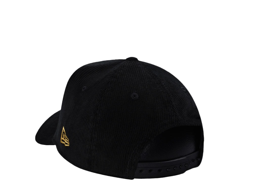 New Era New York Mets Shea Stadium Black Corduroy Edition 9Forty A Frame Snapback Hat