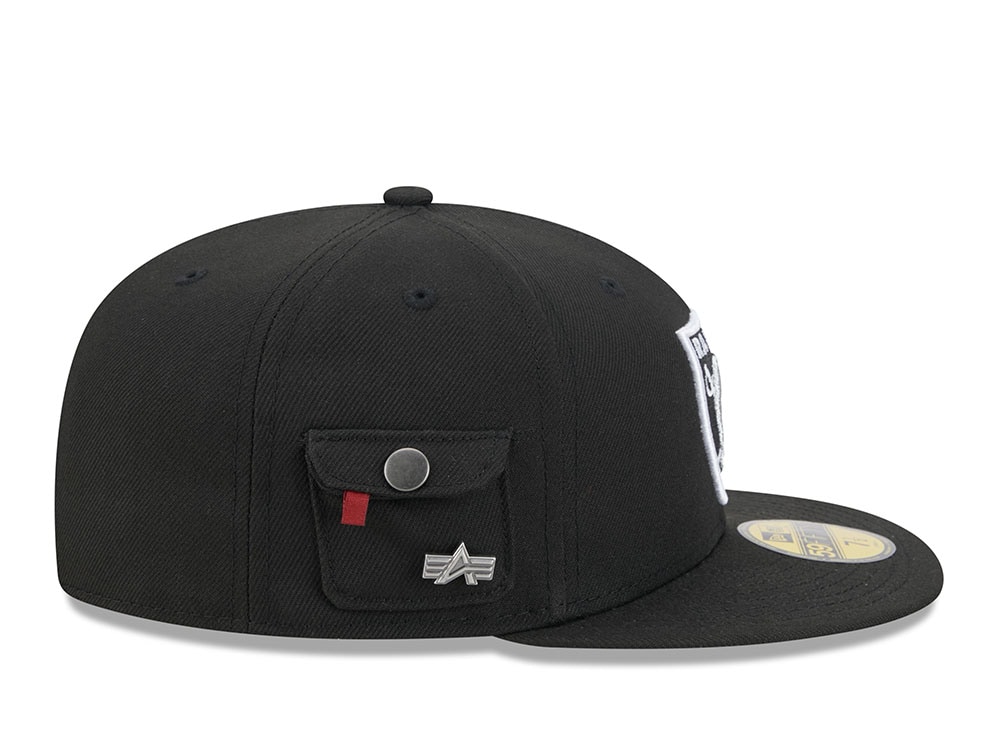New Era Alpha Industries Las Vegas Raiders Navy Prime Edition 59Fifty Fitted Hat