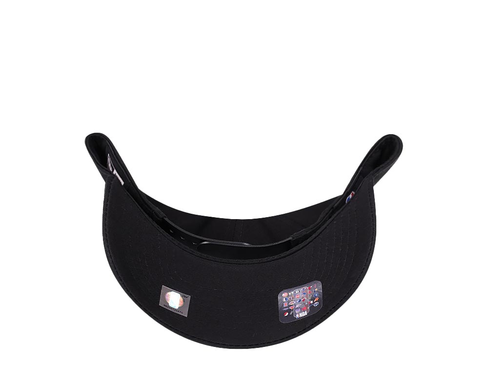 New Era Toronto Raptors Black 9Forty A Frame Snapback Hat