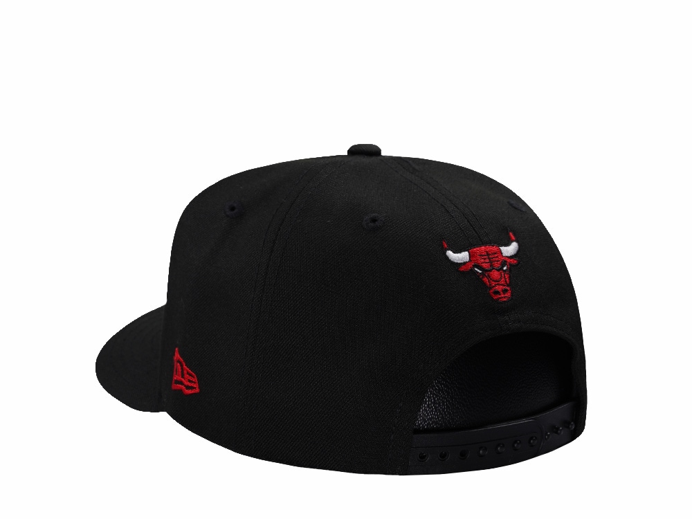 New Era Chicago Bulls Champions 1996 Black Prime Edition 9Fifty A Frame Snapback Hat