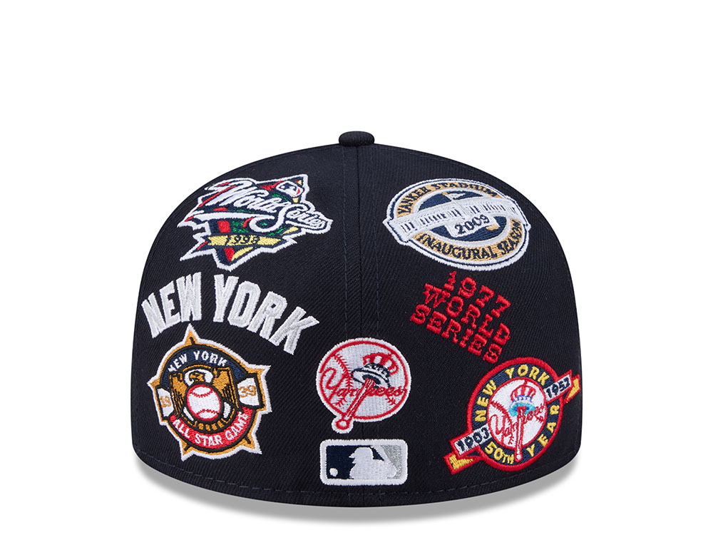 New Era New York Yankees All Over Navy Edition 59Fifty Fitted Hat