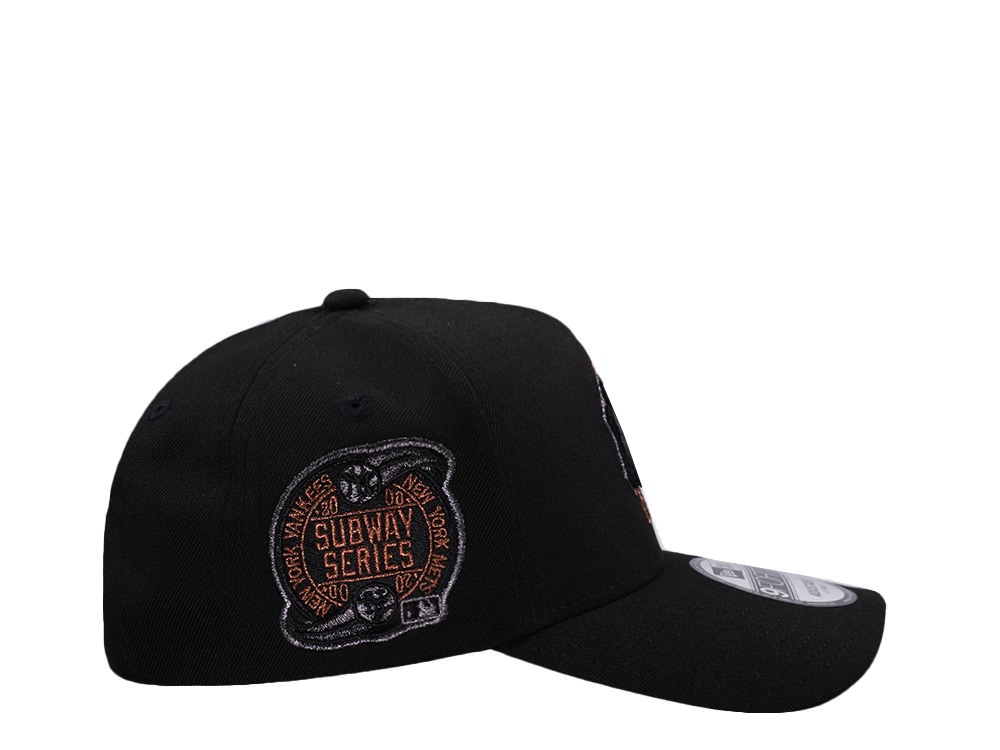 New Era New York Yankees World Series 2000 Black Prime Edition 9Forty A Frame Snapback Hat