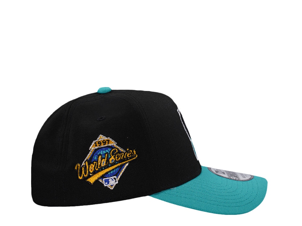 New Era Florida Marlins World Series 1997 Black Two Tone Edition 9Forty A Frame Snapback Hat