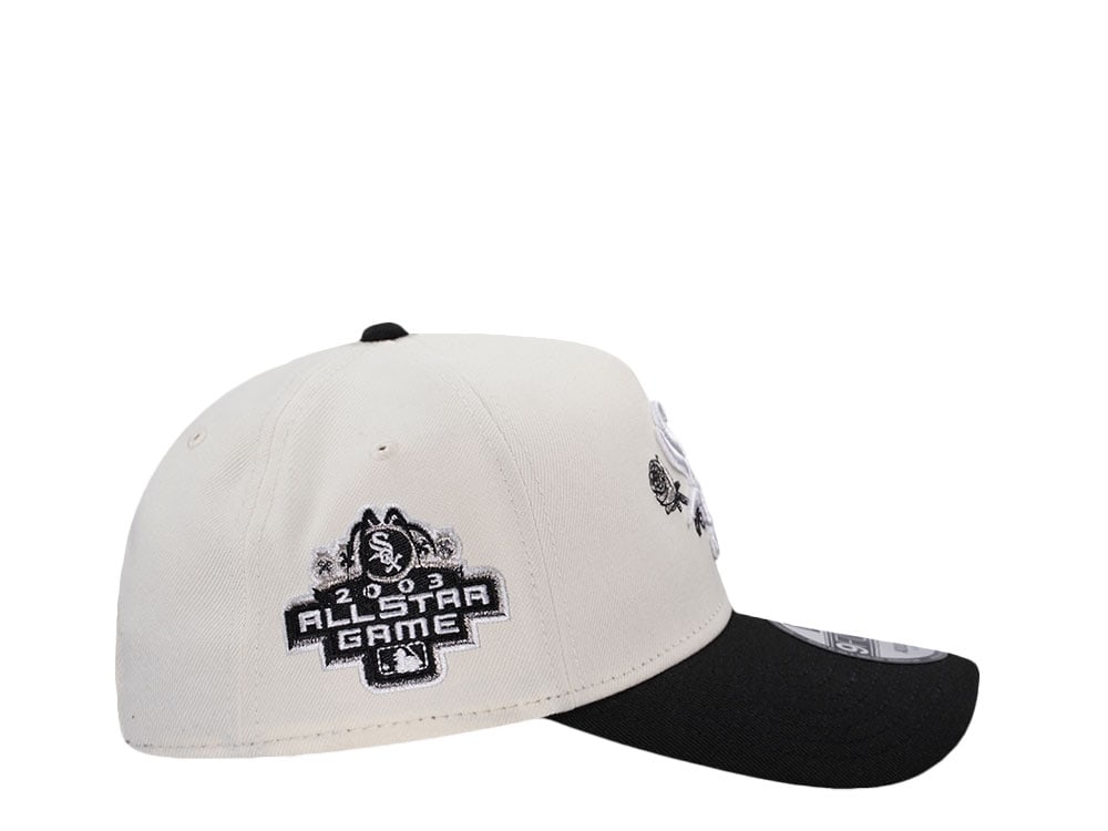 New Era Chicago White Sox All Star Game 2003 Chrome Two Tone Edition 9Forty A Frame Snapback Hat