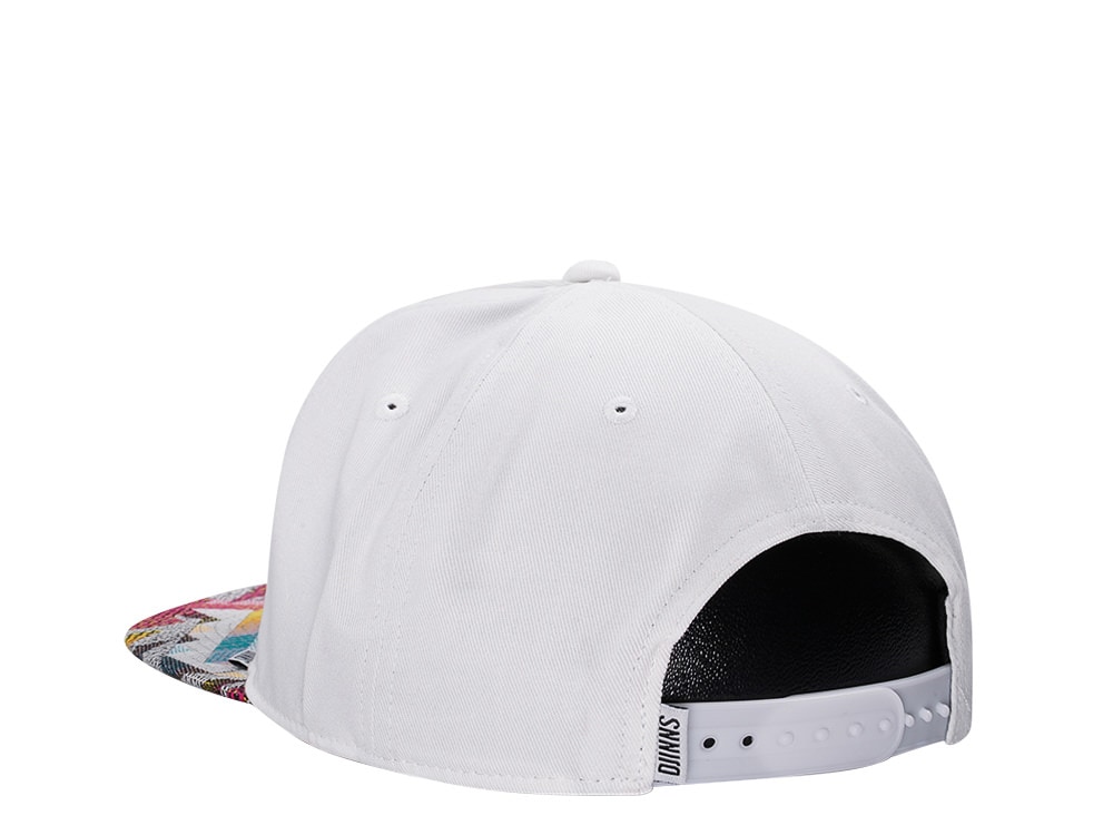 Djinns Rubber Aztek White Snapback Hat