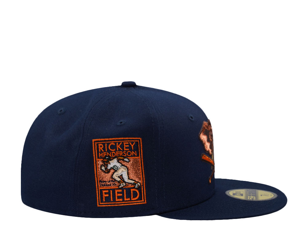 New Era Oakland Athletics Rickey Henderson Filed Copper Prime Edition 59Fifty Fitted Hat
