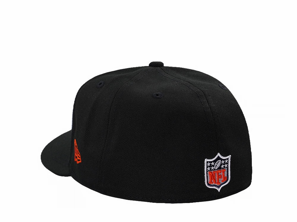 New Era Chicago Bears Black Classic Edition Pre Curved 59Fifty Fitted Hat