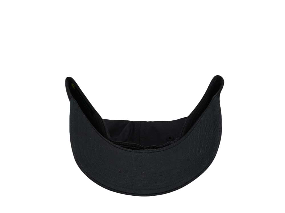John Deere Logo Classic Cap Black Strapback Hat