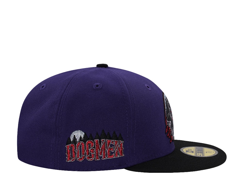 New Era Great Lakes Loons Dogmen Purple Two Tone Edition 59Fifty Fitted Hat
