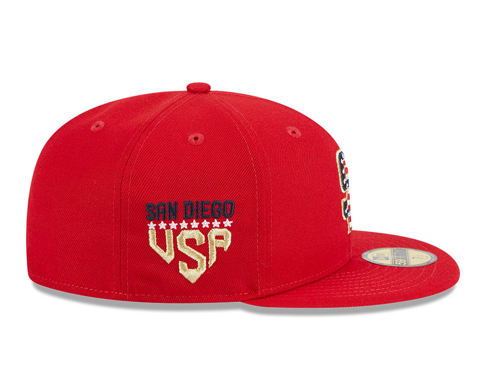 New Era San Diego Padres 4th of July 23 59Fifty Fitted Hat