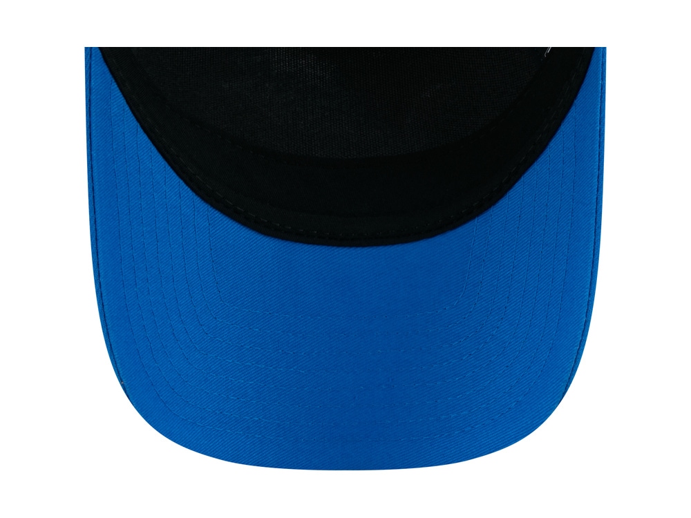 New Era Detroit Lions Official Team Color Edition 9Forty M Crown A Frame Trucker Snapback Hat