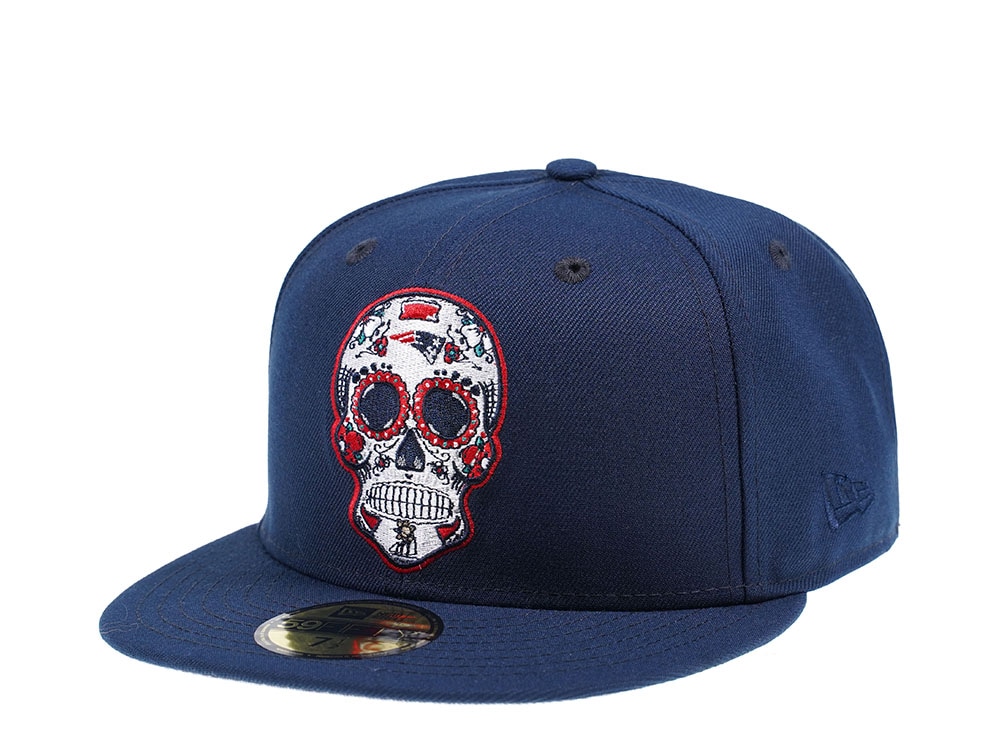 New Era New England Patriots Skull Edition 59Fifty Fitted Hat