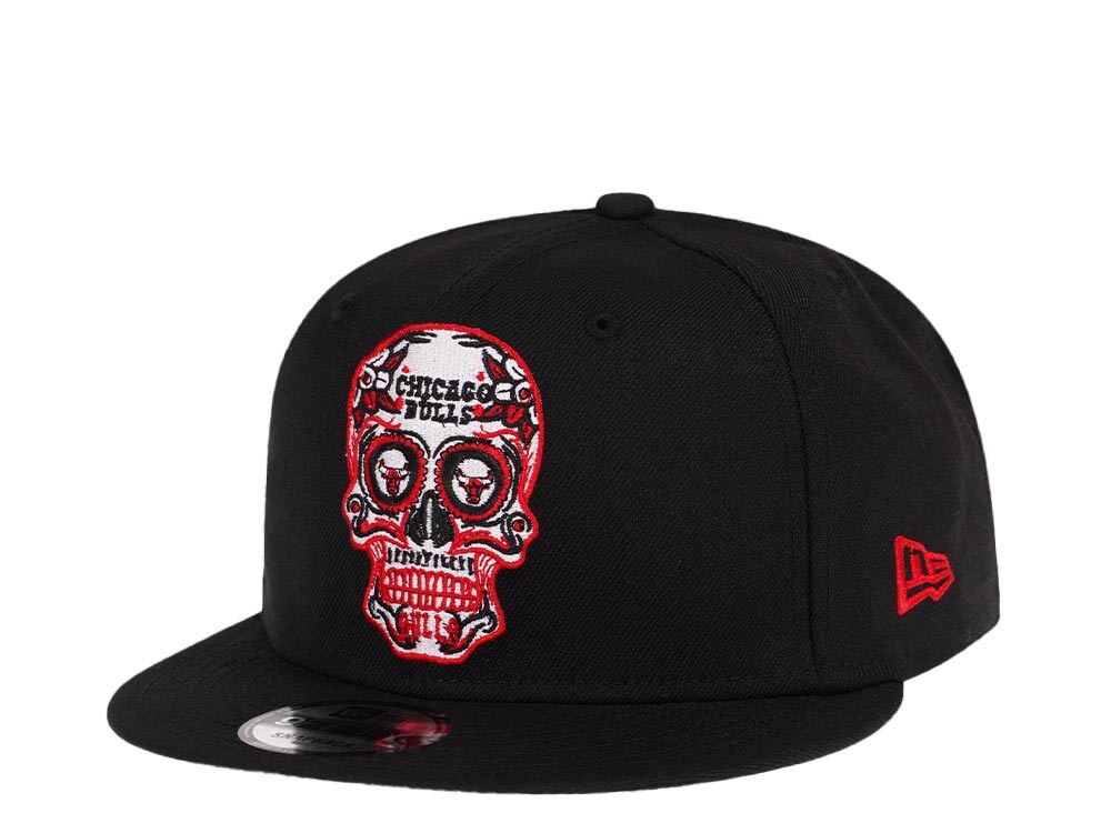 New Era Chicago Bulls Skull Edition 9Fifty Snapback Hat
