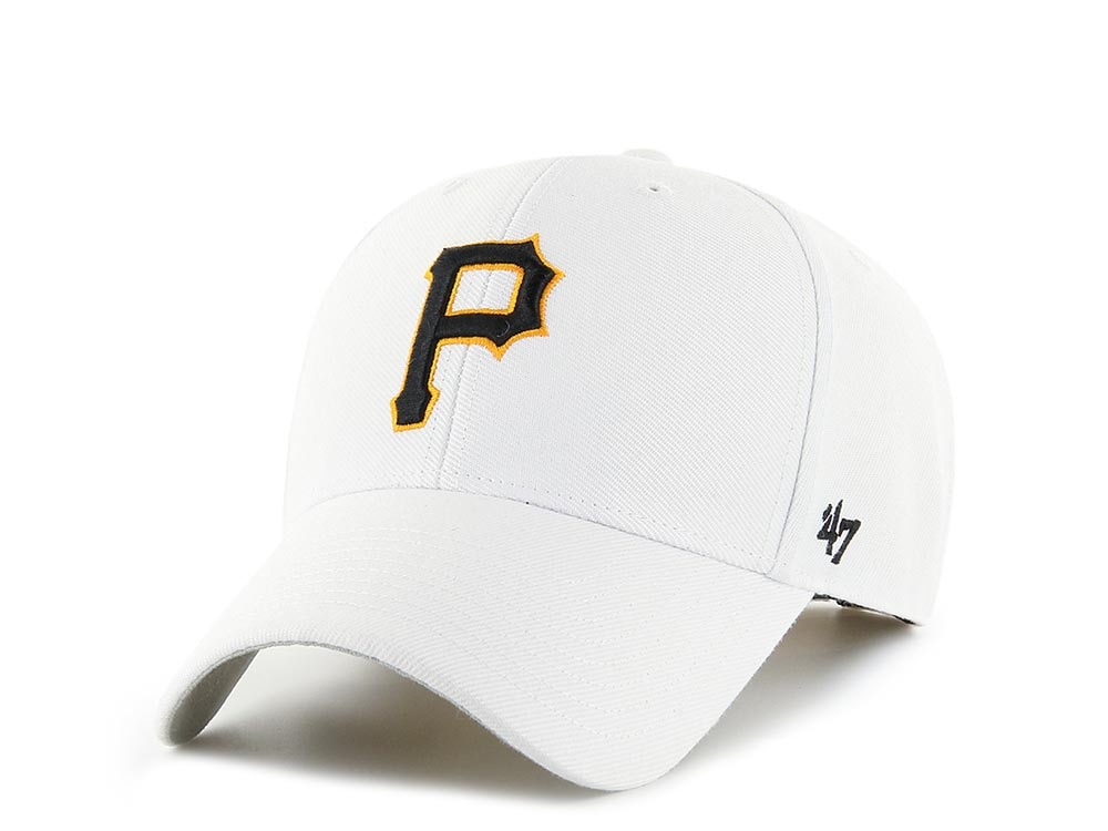47Brand Pittsburgh Pirates Classic White Strapback Hat