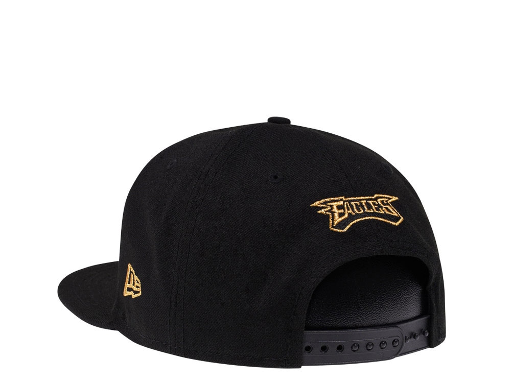 New Era Philadelphia Eagles Black and Gold Edition 9Fifty Snapback Hat