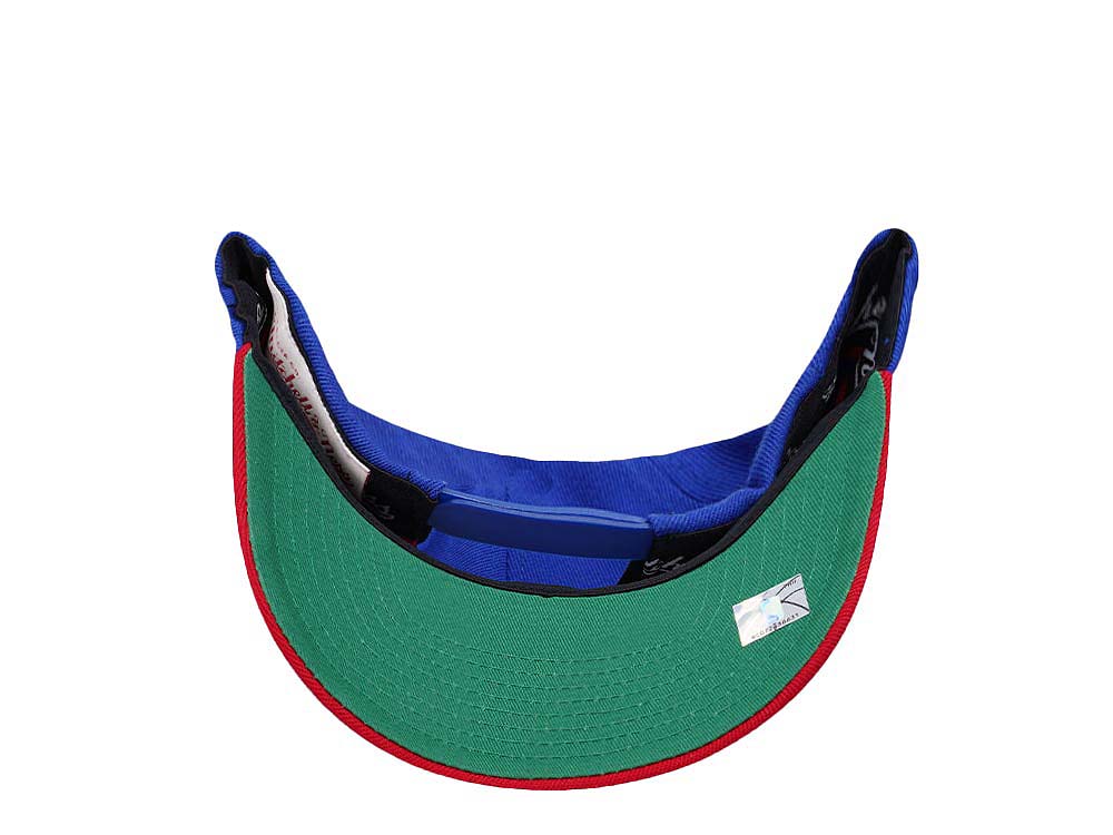 Mitchell & Ness Washington Bullets Team Two Tone 2.0 Hardwood Classic Red Flex Snapback Hat