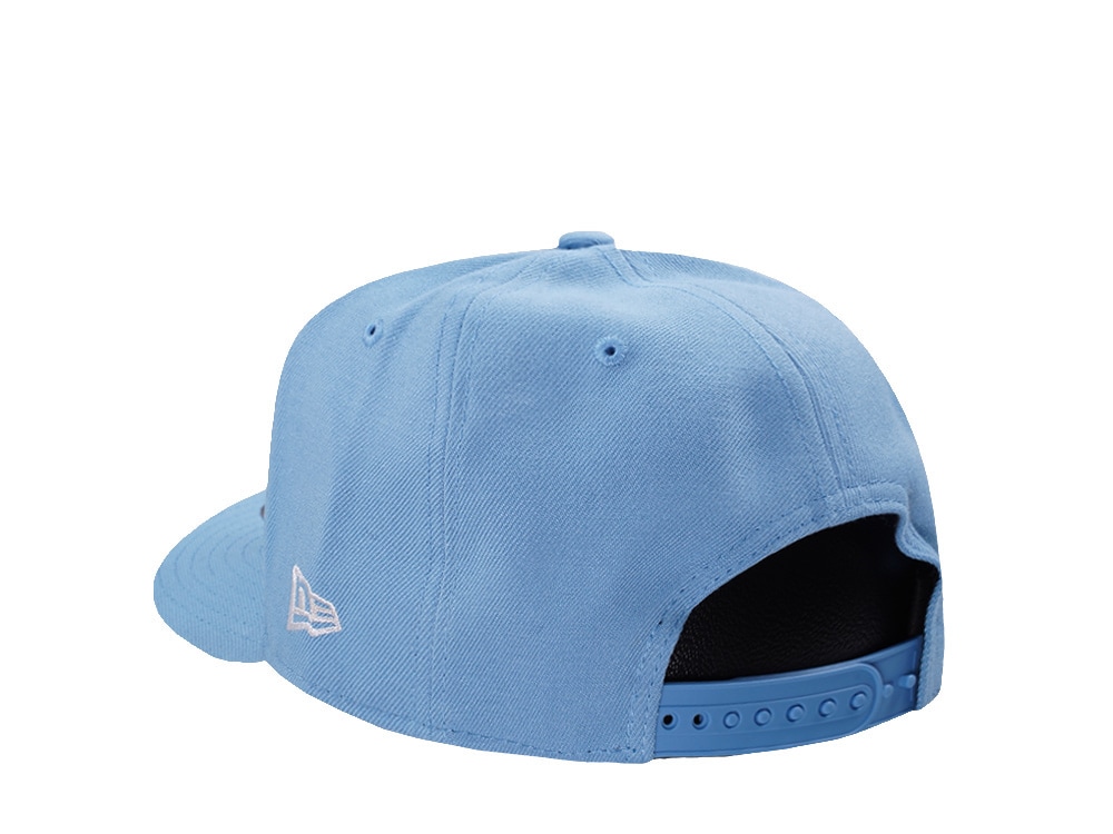 New Era Utah Mammoth Inaugural Season Sky Blue Prime Edition 9Fifty A Frame Snapback Hat