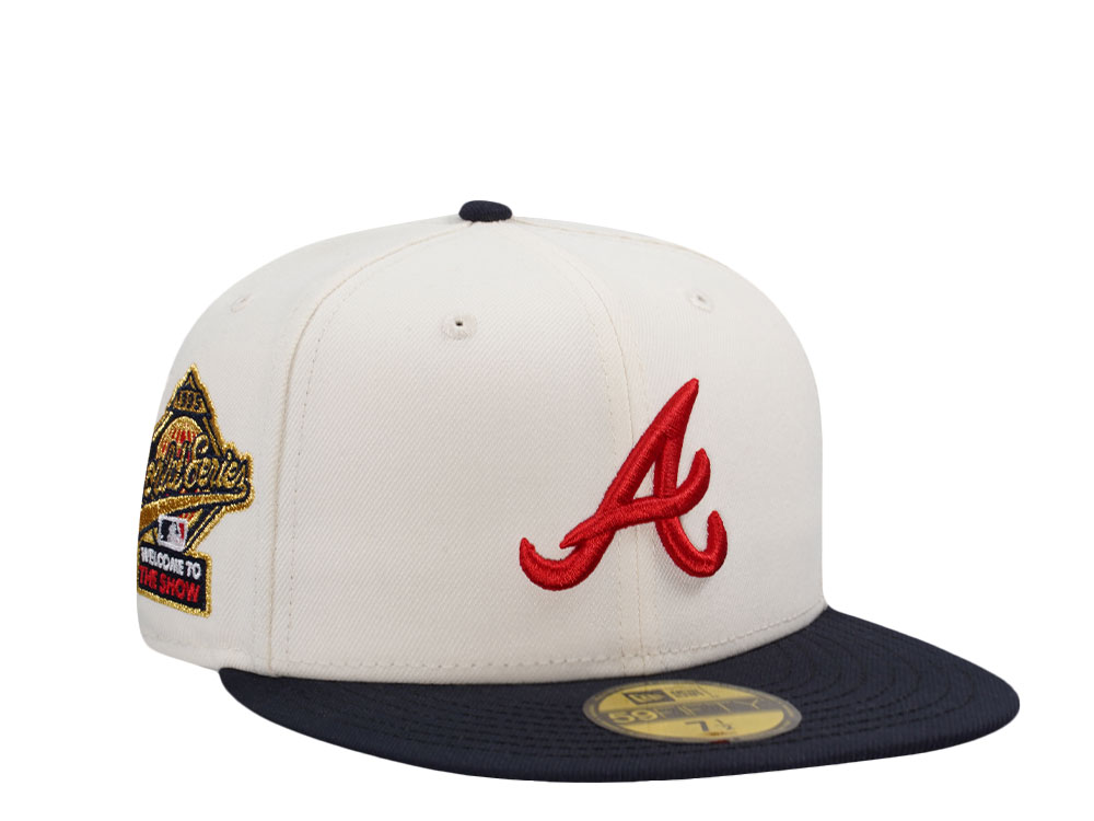 New Era Atlanta Braves World Series 1995 The Show Chrome Two Tone Edition 59Fifty Fitted Hat