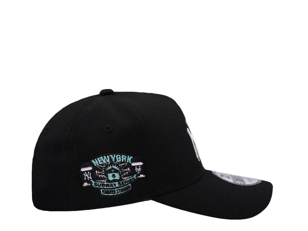 New Era New York Yankees Subway Series Black Prime Edition 9Forty A Frame Snapback Hat