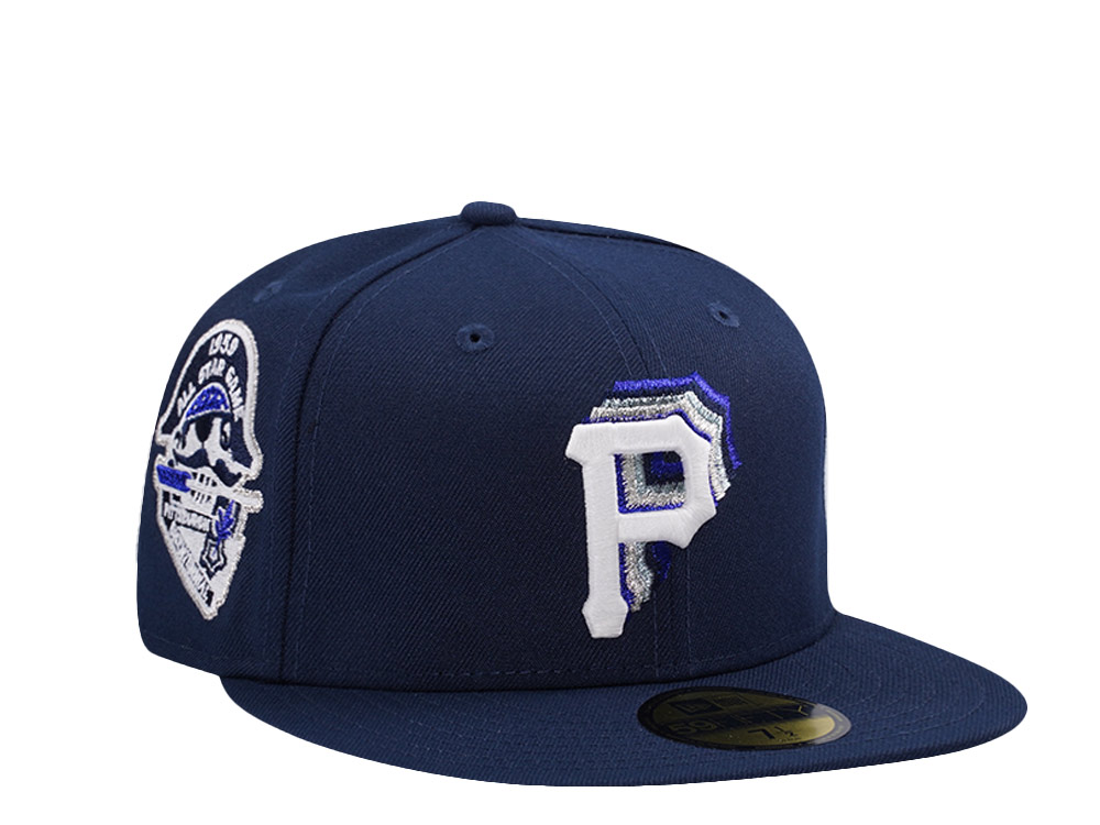 New Era Pittsburgh Pirates All Star Game 1959 Ocean Blue Horror Edition 59Fifty Fitted Hat