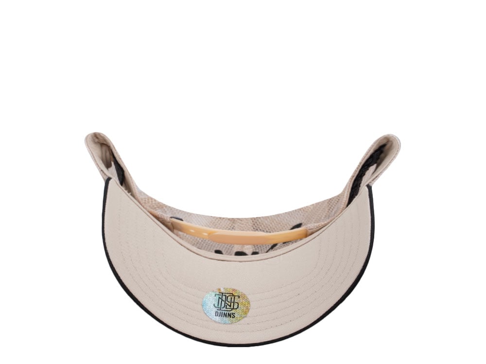 Djinns Lazy Sunday Coffee Club Black Trucker Snapback Hat