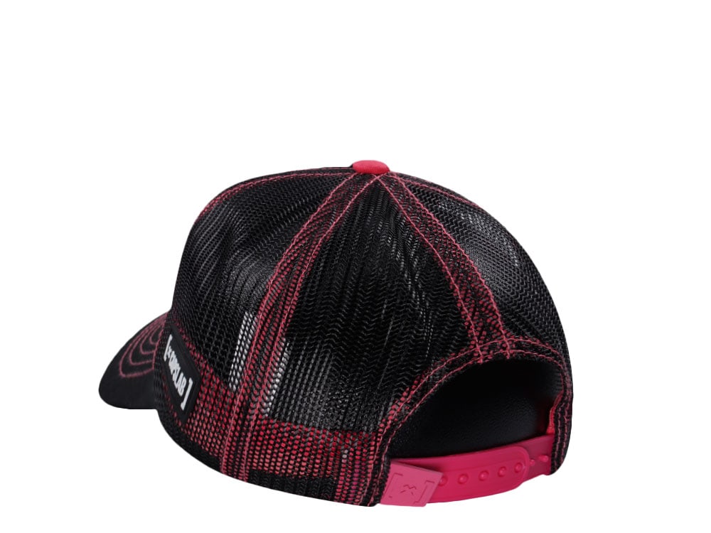 Capslab Disney Mickey and Friends Minnie Black Pink Edition Trucker Snapback Hat