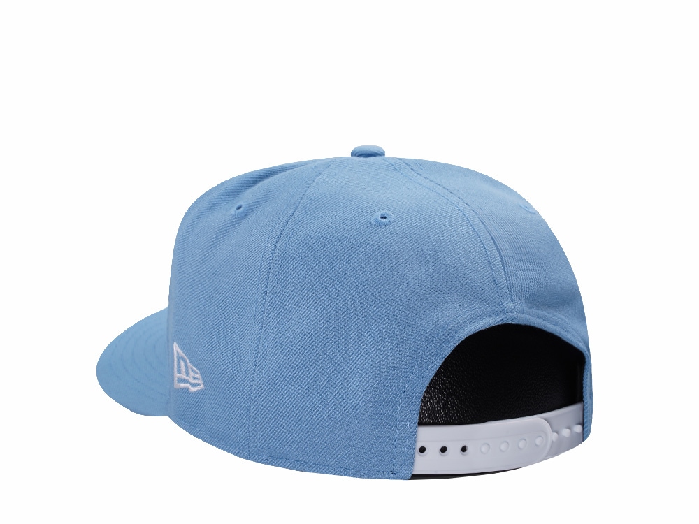 New Era Los Angeles Dodgers World Series 2025 Sky Blue Prime Edition 9Fifty A Frame Snapback Hat