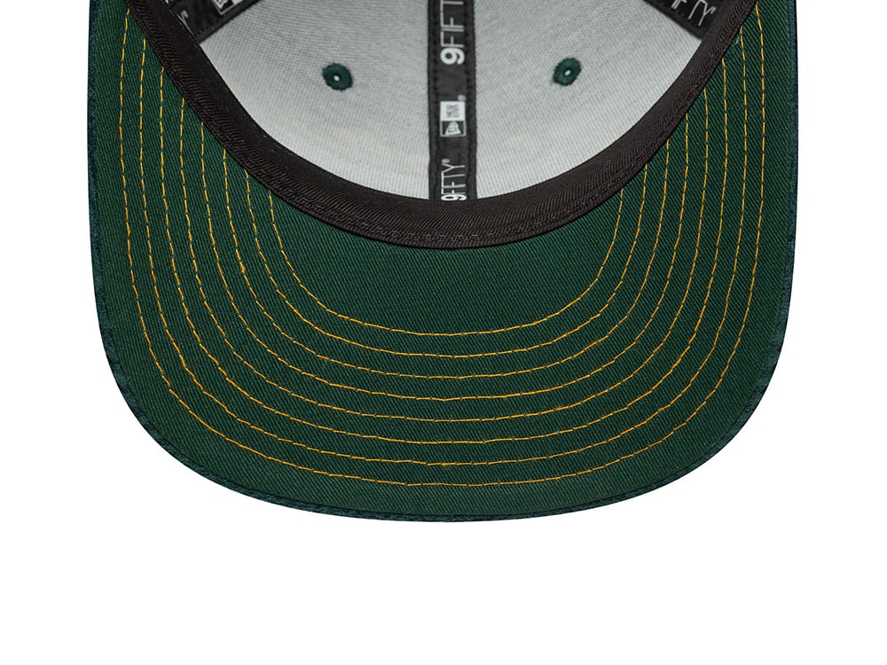 New Era Cap & Claw Cord Dark Green 9Fifty Trucker Snapback Hat