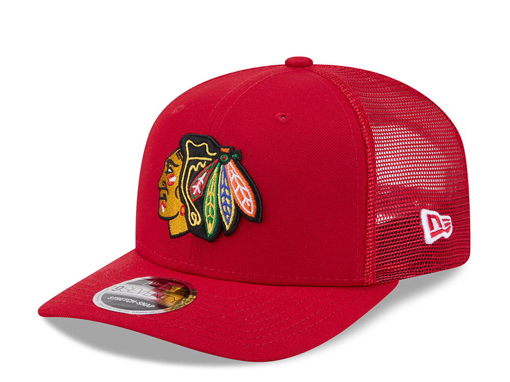 New Era Chicago Blackhawks Red Edition 9Seventy Trucker Snapback Hat