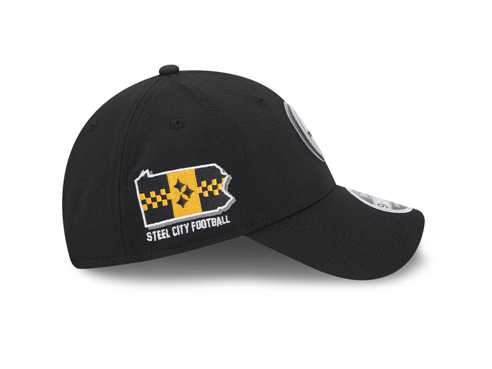 New Era Pittsburgh Steelers NFL24 Draft 9Forty Stretch Snapback Hat
