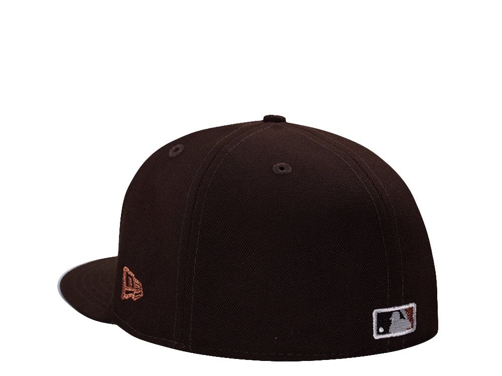 New Era Los Angeles Dodgers World Series 2025 Burnt Wood Prime Edition 59Fifty Fitted Hat