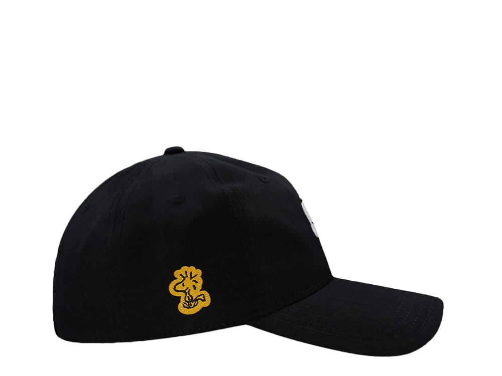 Capslab Peanuts Snoopy Black Strapback Hat